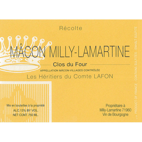 Macon Milly Clos du Four Label