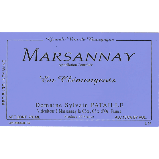 sylvain pataille marsannay les clemengeots