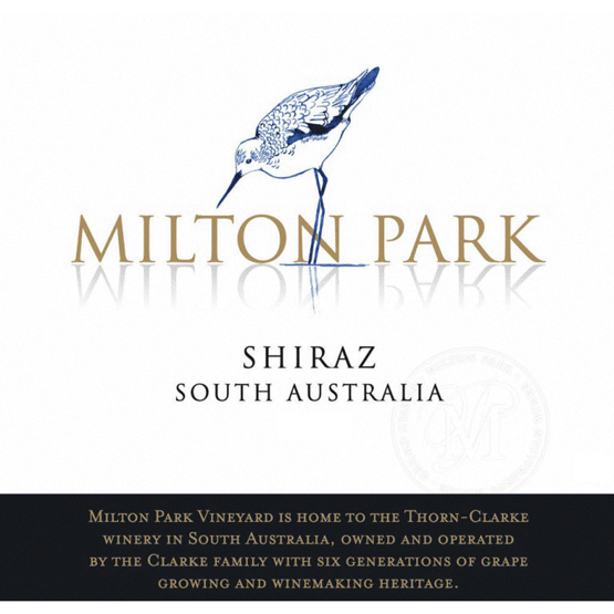 Thorn-Clarke Milton Park Shiraz Label