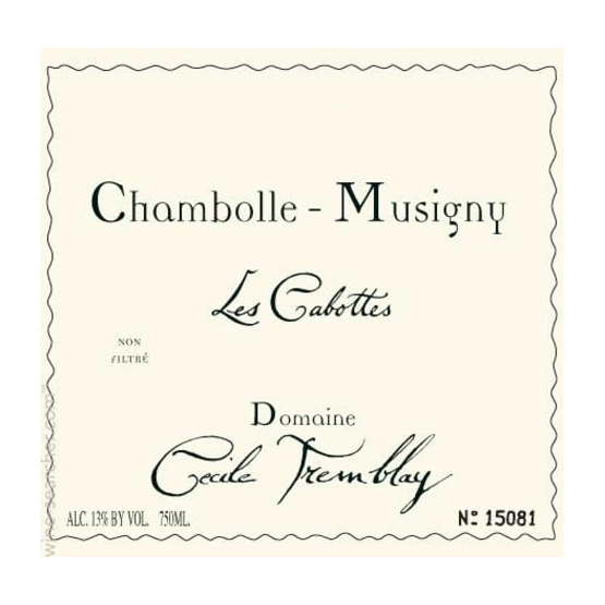 cecile tremblay chambolle musigny les cabottes