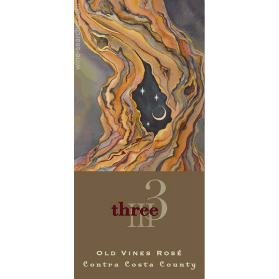 Three Wine Company Old Vines Rose Label