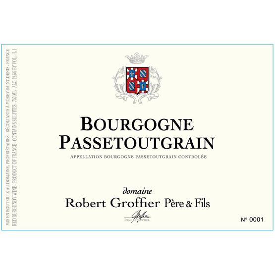 Groffier Bourgogne Passetoutgrain