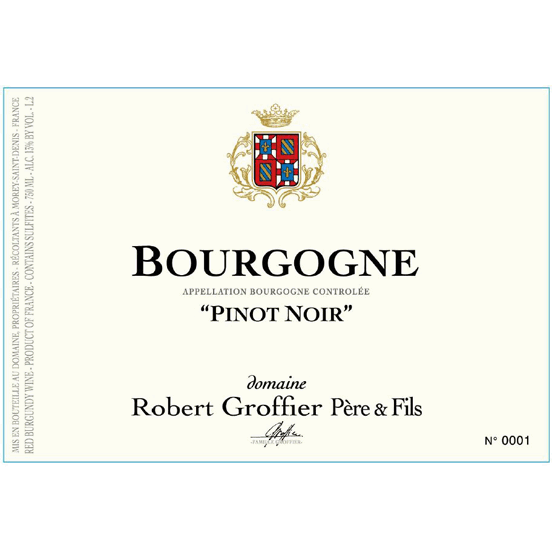 Groffier Bourgogne Pinot Noir