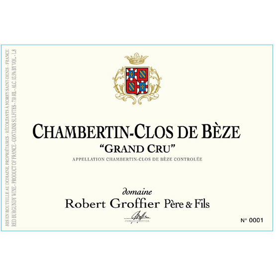 Groffier Chambertin-Clos de Beze Grand Cru