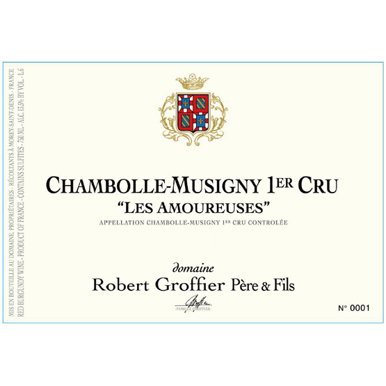 Groffier Chambolle Musigny Premier Cru Les Amoureuses