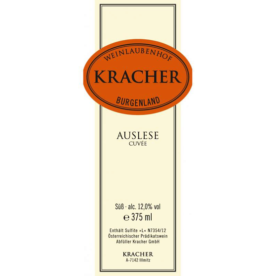 Kracher Auslese Cuvée Label