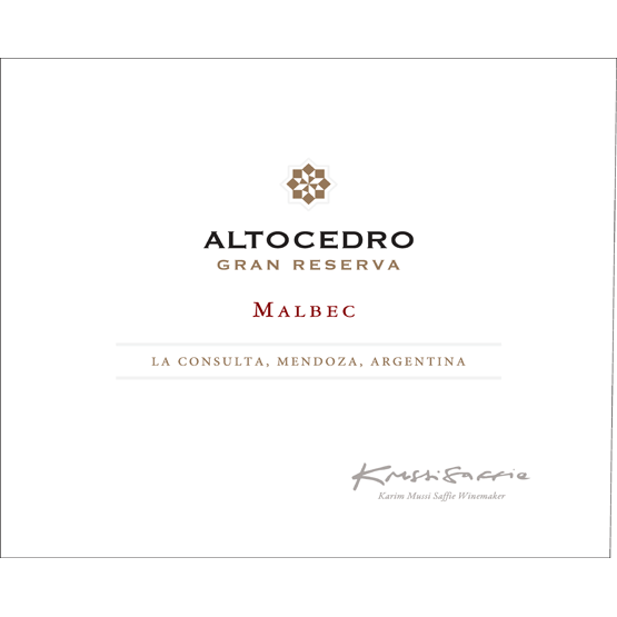 Altocedro Malbec Gran Reserva 