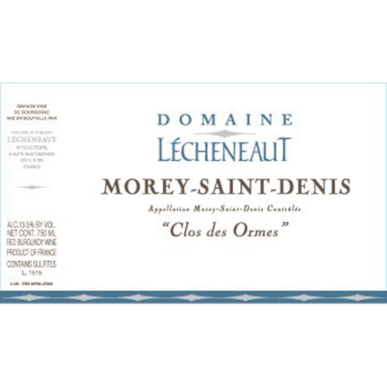Domaine Lecheneaut Morey Saint Denis Clos des Ormes