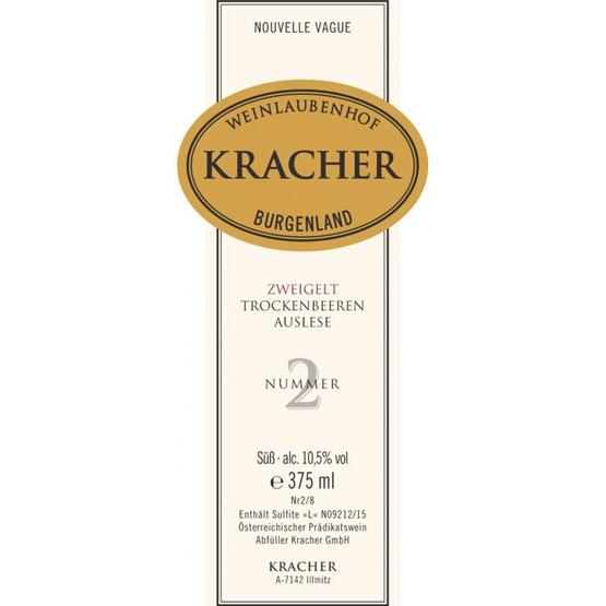 Kracher Trockenbeeren Auslese No. 2 Label