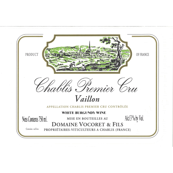 Domaine Vocoret Chablis Premier Cru Vaillon