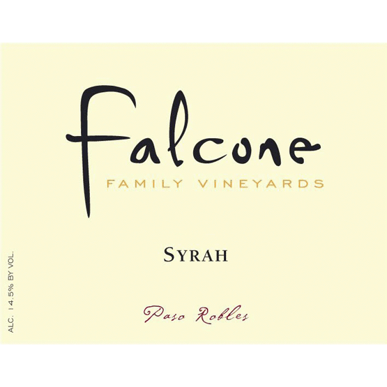 Falcone Syrah Paso Robles