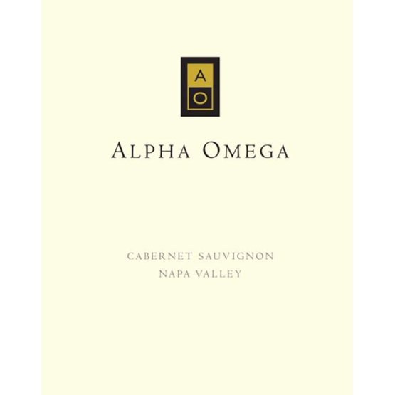 Alpha Omega Cabernet Sauvignon Napa Valley Label
