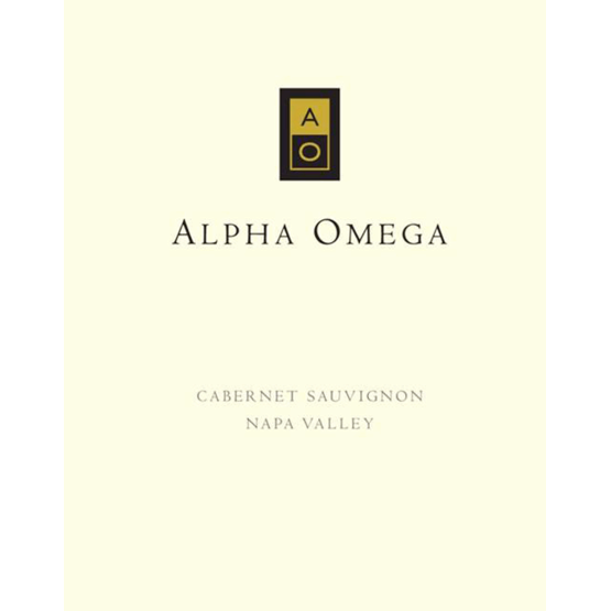 Alpha Omega Cabernet Sauvignon Napa Valley Label 