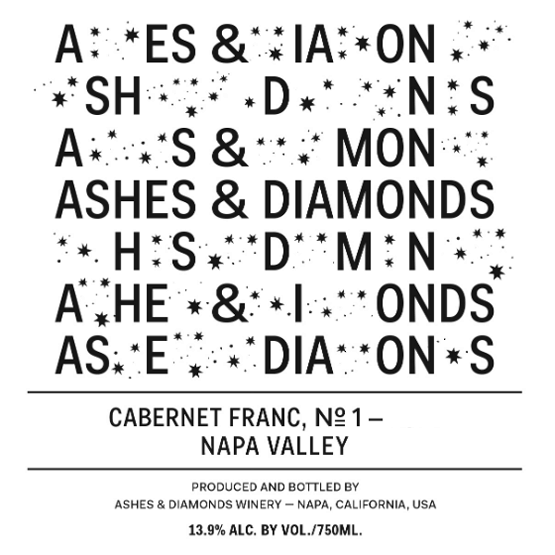 Ashes & Diamonds Napa Valley Cabernet Franc #1
