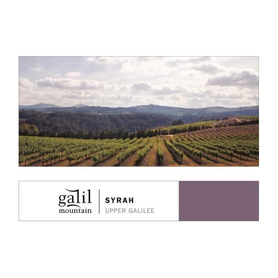 Galil Syrah Label