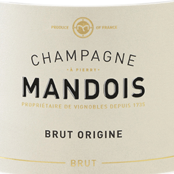 Champagne Mandois Brut Origine Label