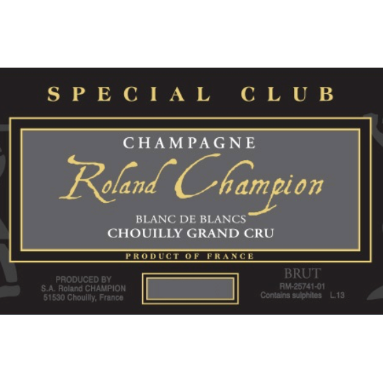 Champagne Roland Champion Special Club Grand Cru Brut