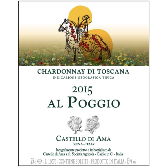 Castello Di Ama Al Poggio Bianco Label