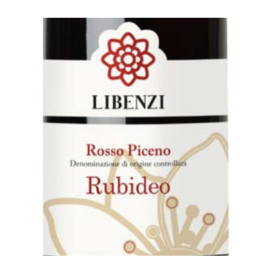 Libenzi Rubideo Rosso Piceno Label