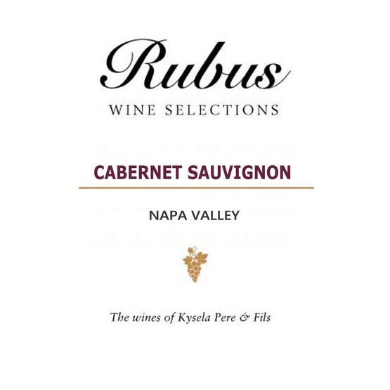 Rubus Napa Valley Cabernet Sauvignon Label