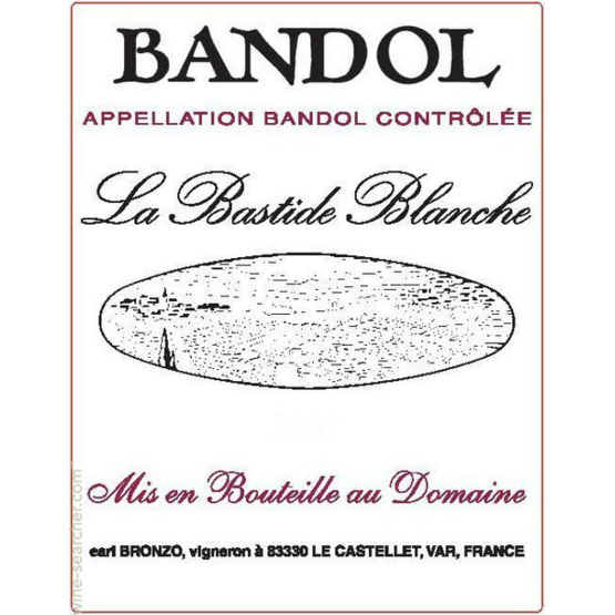 Domaine La Bastide Blanche Bandol Rouge