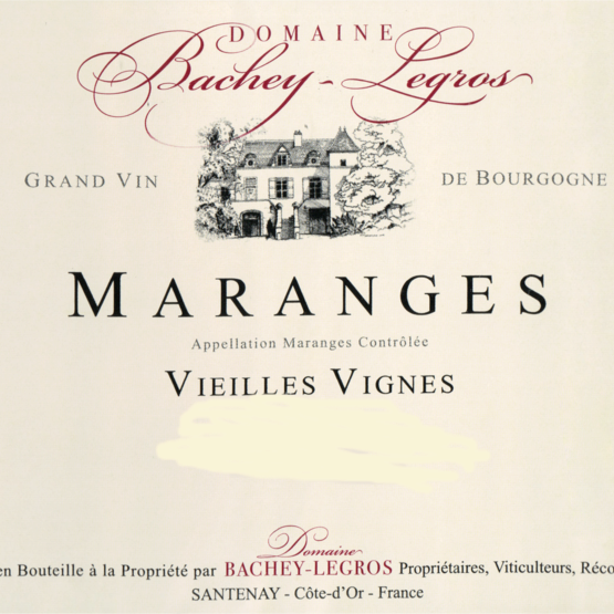 Bachey-Legros Maranges Vieille Vignes Label