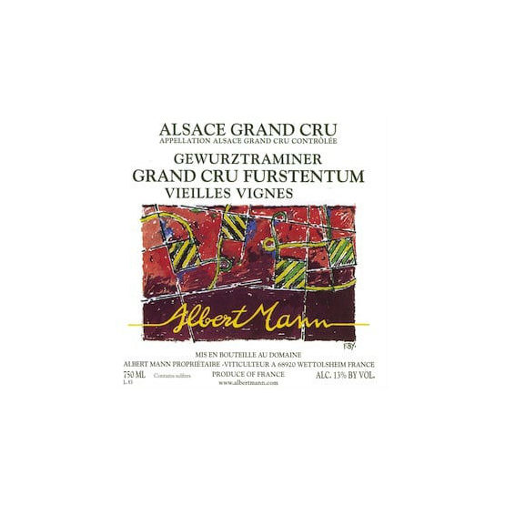 Mann Gewurtztraminer Grand Cru Furstentum Vieilles Vignes