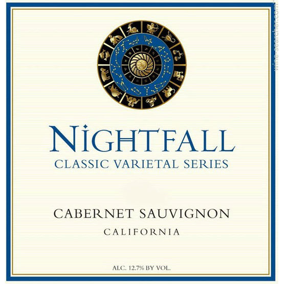 Scotto Nightfall Cabernet Sauvignon California Label