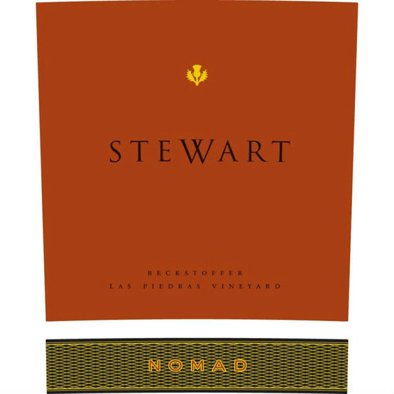 Stewart Cellars Nomad Beckstoffer Geoges III Cabernet Sauvignon Label