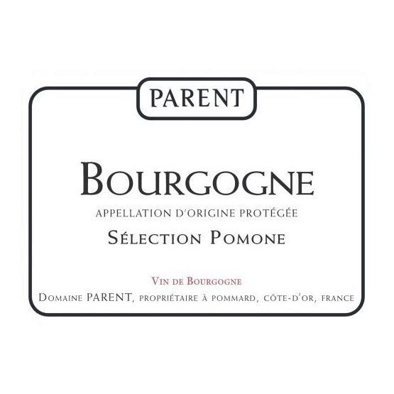 Domaine Anne Parent Bourgogne Pinot Noir Selection Pomone