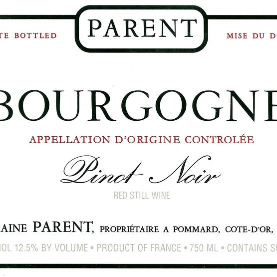 Domaine Anne Parent Bourgogne Pinot Noir