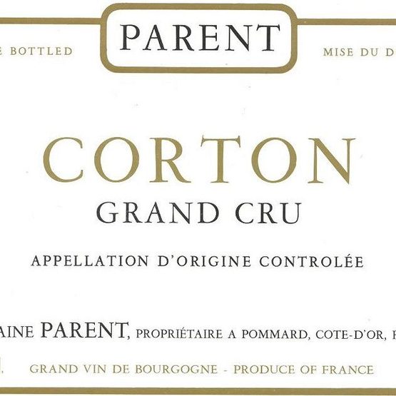 Domaine Anne Parent Corton Grand Cru Blanc