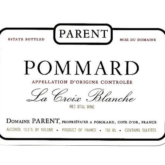 Domaine Anne Parent Pommard La Croix Blanche