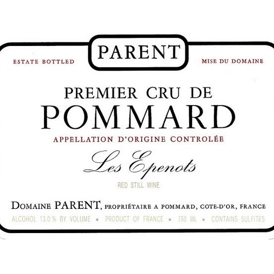 Domaine Anne Parent Pommard Premier Cru Les Epenots