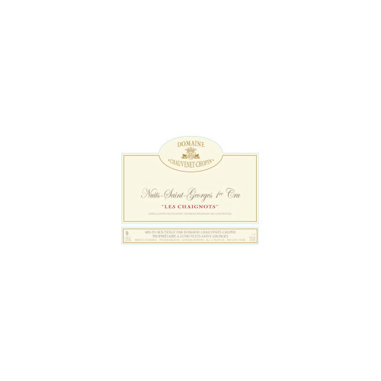 Domaine Chauvenet-Chopin Nuits-Saint-Georges Premier Cru Les Chaignots