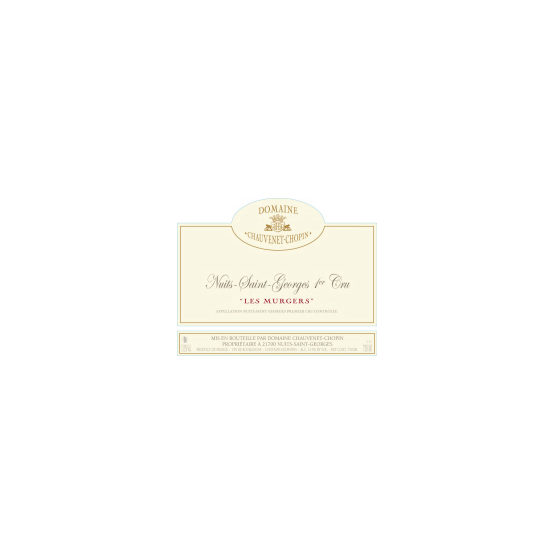 Domaine Chauvenet-Chopin Nuits-Saint-Georges Premier Cru Les Murgers