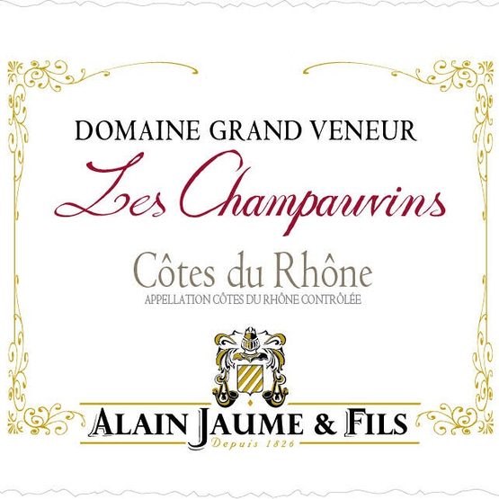 Domaine Grand Veneur Cotes Du Rhone Villages Les Champauvins