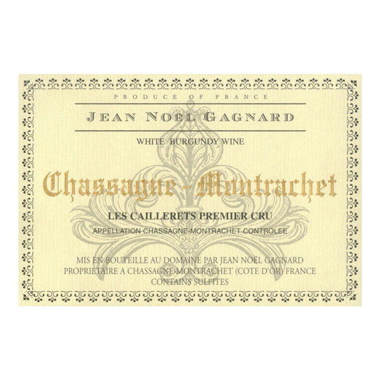 Domaine Jean-Noel Gagnard Chassagne Montrachet Premier Cru Les Caillerets Label