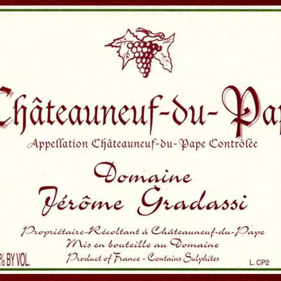 Domaine Jerome Gradassi Chateauneuf du Pape