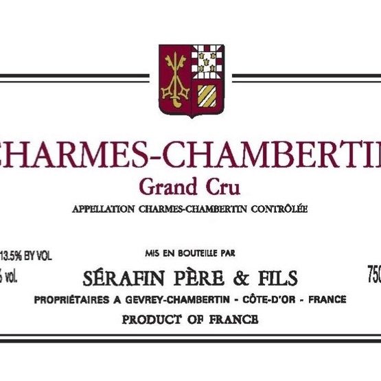 Domaine Sérafin Père et Fils Charmes-Chambertin Grand Cru