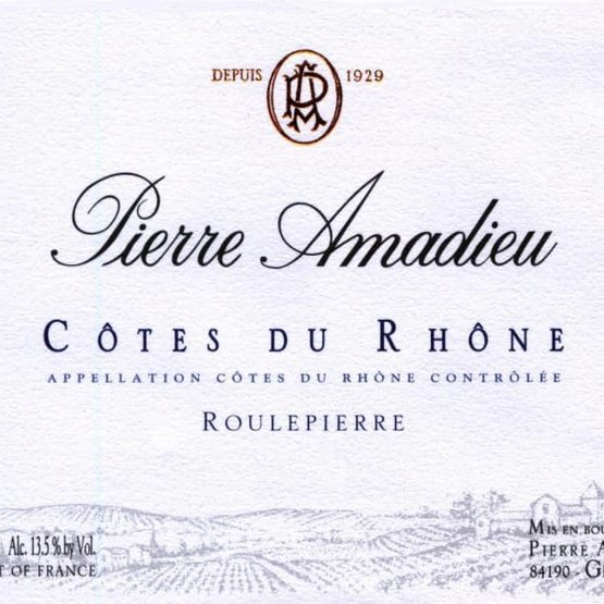 Pierre Amadieu Côtes du Rhône Roulepierre