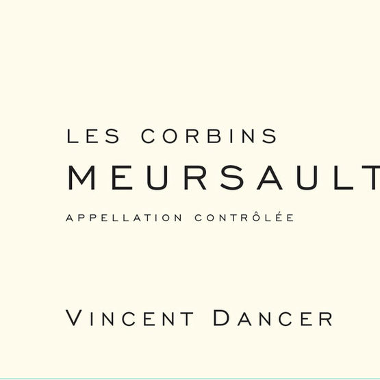 Vincent Dancer Meursault Les Corbins Label