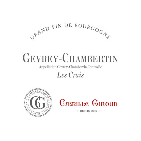 Camille Giroud Gevrey-Chambertin Les Crais