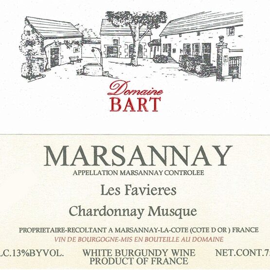 Domaine Bart Marsannay Les Favieres Label