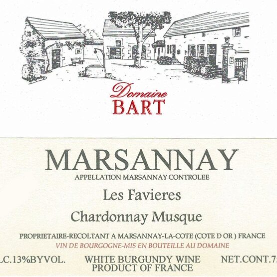 Domaine Bart Marsannay Les Favieres Label