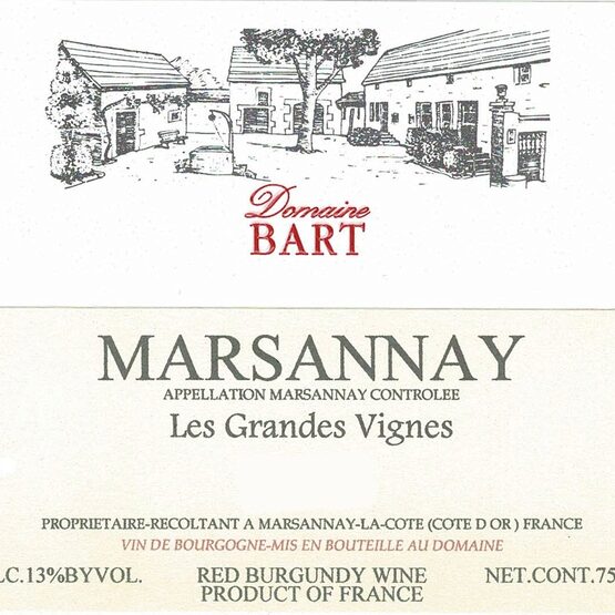 Domaine Bart Marsannay Les Grands Vignes