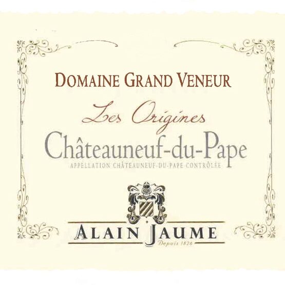 Domaine Grand Veneur Chateauneuf-du-Pape Rouge Les Origines
