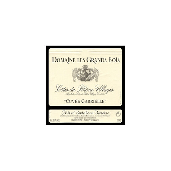 Domaine Les Grands Bois Côtes-du-Rhône "Gabrielle"