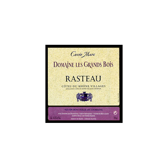 Domaine Les Grands Bois Rasteau "Cuvée Marc"