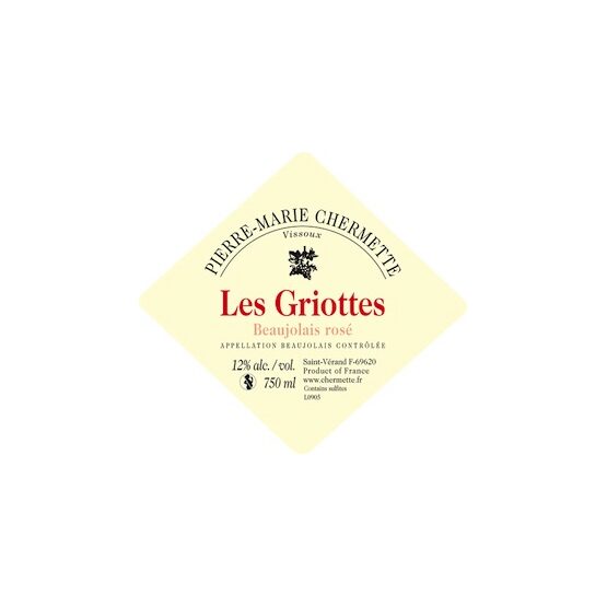Domaine Pierre-Marie Chermette Les Griottes Beaujolais Rosé